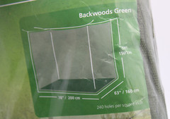 Coghlan’s Rectangular Mosquito Net, Backwoods Green, Double Wide 240-mesh NEW