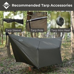 onewind 12×10 ft Hammock Tarp, Ultralight ft, Od Green-12′ Rectangular