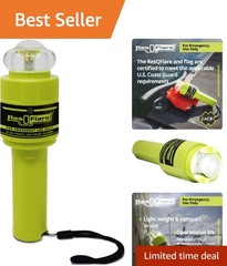 High Visibility LED E-Flare with Distress Flag – USCG Approved Replacement