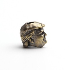 Trump Face Skull Beass Bead Paracord Knife Bead Pendant Lanyard Bead