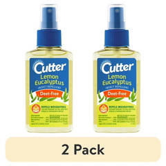 (2 Pack) Cutter Lemon Eucalyptus Insect Repellent 4 oz – DEET-Free Pump Spray