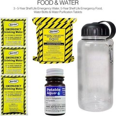 72 Hour Deluxe Emergency Kit 1-Person 3-Day Backpack First Aid Kit Survival