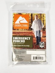 OZARK TRAIL clear emergency hooded poncho NEW!