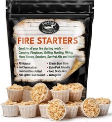 Fire Starter Pods 30 Extra Large Resealable Bag