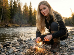 Allgo Outdoors Blaze Fire Kit – Kit Tinder for Camping or Survival Fire Starter
