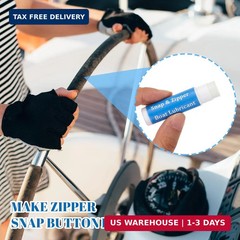 Snap and Zipper Lubricant, Wax Marine Lube Maintenance Supplies for Boat Vinyl P
