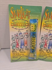 1992 OmniGlow Snaplight Green 6″ Light Glow Stick Lot Of 3 NOS Unpunched Blue