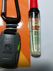 Windproof Jet Flame Torch Lighter w/ Butane Fuel Refillable D Clip Carabiner BOB