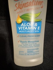 Cutter Skinsations Mosquito Insect Repellent Pump Spray Aloe Vitamin E 7.5 oz