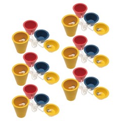 6 Set Durable Rubber Golf Tees with Multiple Heights for Driving Range Training
