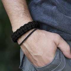 Paracord Bracelet For Men Fashion 7 Strand 4mm Tactical Parachute Cord Survival