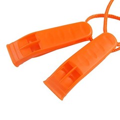 Safety Whistle with Lanyard Marine