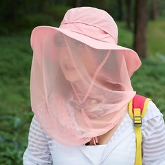 Head Net Hat Safari Sun Hat with Veil Mesh Protection Hand Wash Only