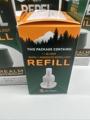 New 5pk Repel Realm Zone Mosquito Repellent 40hr Refill 011423942617 FreeS&H