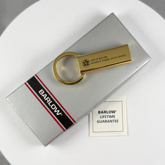 NYS DCJS Barlow Safety Whistle Keychain NY Criminal Justice Services w Gift Box