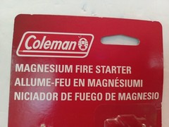 Coleman Pocket-Size Compact Waterproof Magnesium Fire Starter NEW FREE SHIP