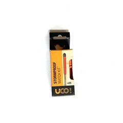 UCO Stormproof Match Kit with Waterproof Case x 25 Count with 3 Strikers NEW