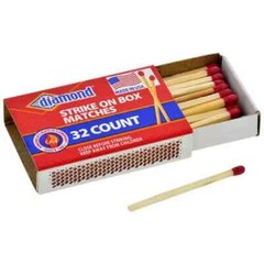 Diamond – Strike On Box Matches – (1 Pack of 32) – 10 Packs