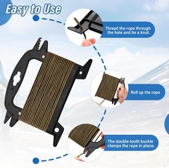 Marvexi Single-Tooth Rope Winder, 4Pcs | Paracord Line Winder, Cord Organizer…