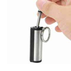2Pcs Permanent Match Keychain Emergency Lighter Survival Tools Waterproof –