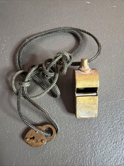 Vintage THE ACME THUNDERER Metal Whistle Made in Germany