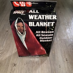 All-Weather Waterproof Outdoor Survival Blanket 5’ X 7’ Green Camping Hiking USA