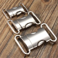 Metal Quick Release Buckle Fashion Curved Top for Survival Paracord Bracelet