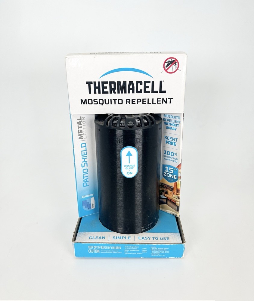 ThermaCell Patio Shield Metal Edition Mosquito Repellent – Black – MW0420