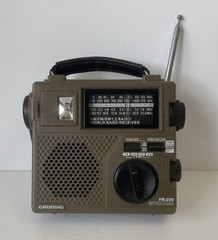 Grundig FR-200 Emergency Short Wave AM FM Radio Hand Crank World Band Receiver