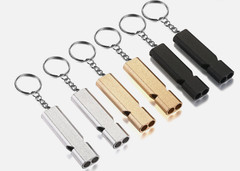 120dB Loud Emergency Survival Whistle with Keychain SOS Camping Hiking Outdoor