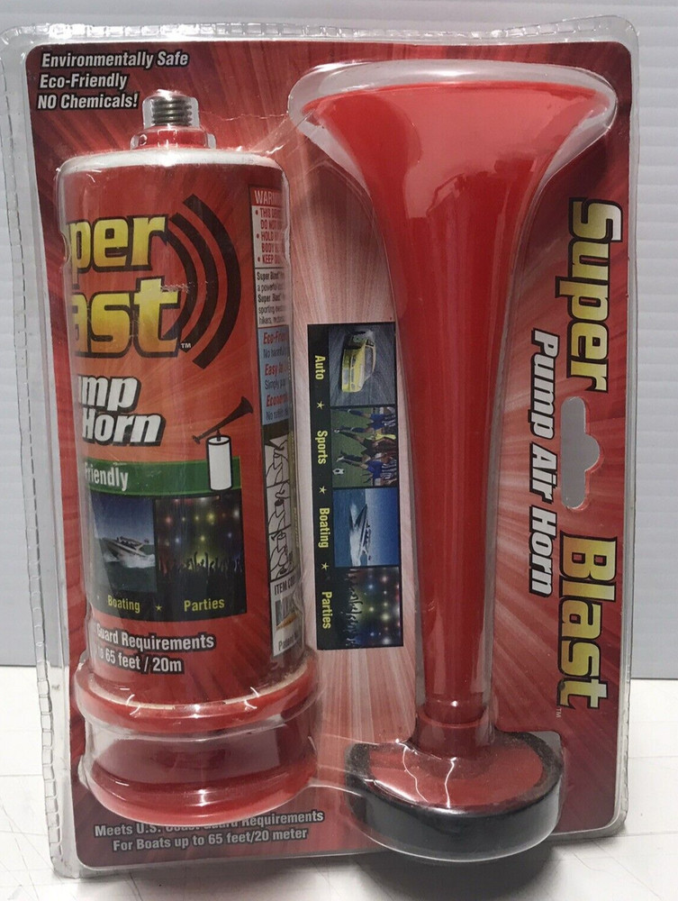 AIR HORN SUPER BLAST ECO SAFE HIKING BOAT HUNTING SAFTEY PUMP PH-007-218