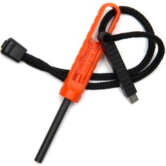 Exotac polySTRIKER Ultra-Light Ferrocerium Rod Firestarter – Blaze Orange