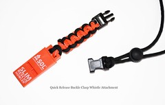 Detachable S.O.L. Howler Whistle «Break-Away» 550 Paracord Lanyard! EDC/Sports