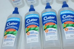QTY:12 Cutter Skinsations Insect Repellent w/Aloe & Vitamin E 7.5 Oz Clean Fresh