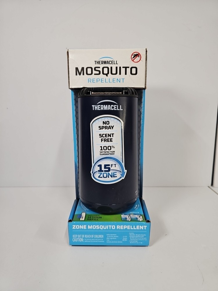 Thermacell Mosquito Repellent Patio Shield Midnight 15 Ft Zone Spray & Sent Free