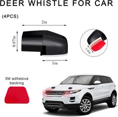 4 PCS Deer Whistles for Car, Automotive Deer Warning Whistle Devices, Animal War