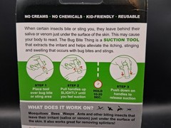 Bug Bite Thing – Ant, Bee, Flea, Mosquito, Tick, Wasp Venom Suction Tool – New!