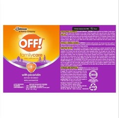 4pk OFF! Family Care Insect Repellent VIII Picaridin Spray Deet-Free 5 oz