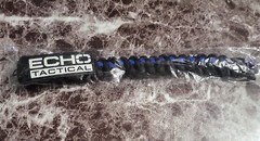 Echo Tactical Paracord Survival Bracelet- Color Black & Blue