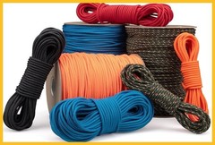 Smooth Braid Accessory Cord Polyester Rope 4mm x 25 ft Royal Blue 625 lb