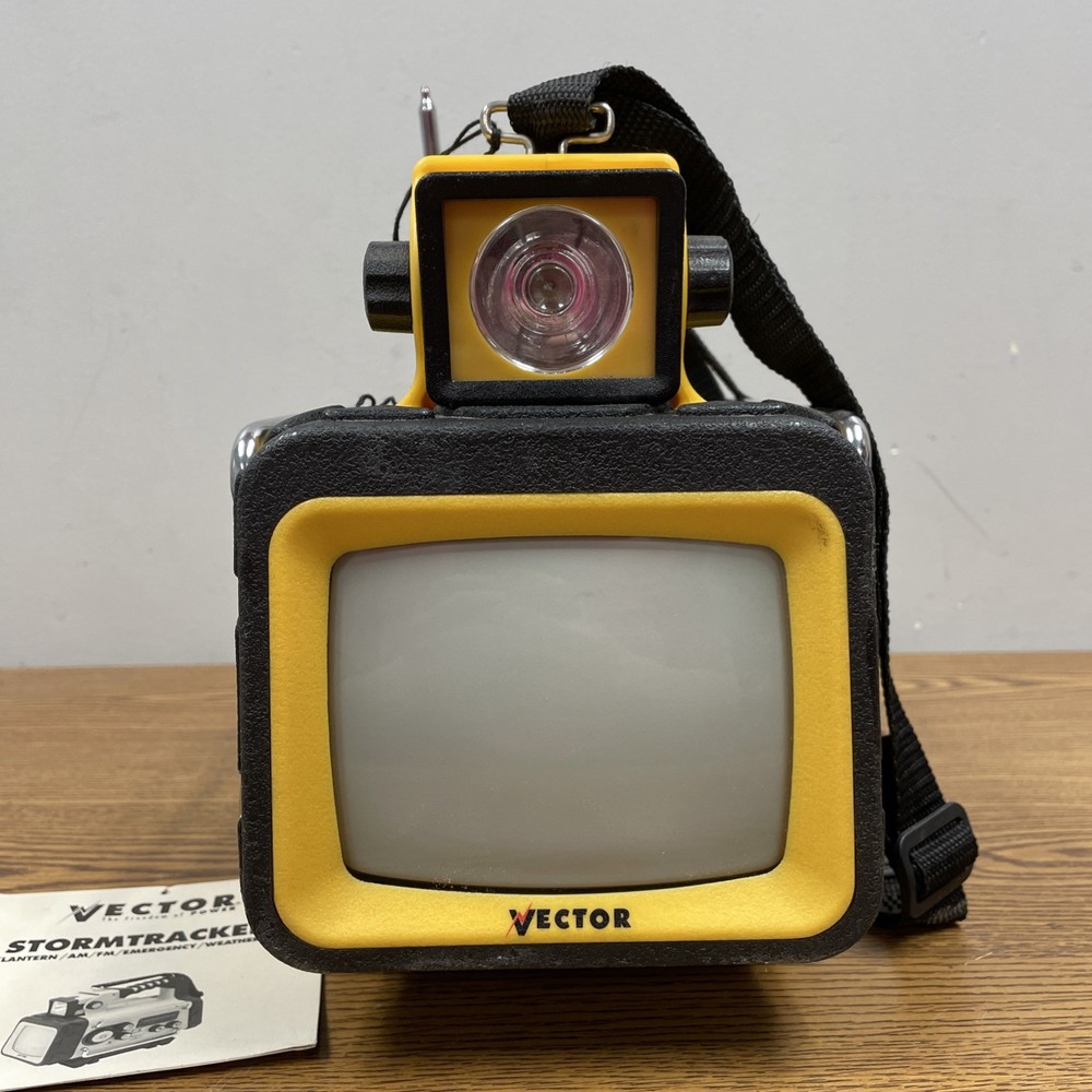Vector Toughbrite Storm Tracker VEC135 Tv Lantern AM/FM Radio Weather Alert