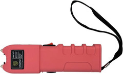 Pink Stun Gun Flashlight for Women Safety Rechargeable 6″