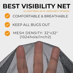 Lightweight Mosquito Net Hat with Neck Flap – Sun Safe & Durable Outdoor Gear