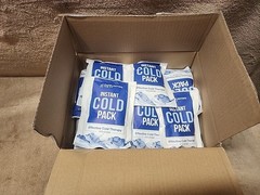 23 Packs of Single Use Instant Cold Packs Small 4″ x 6″.