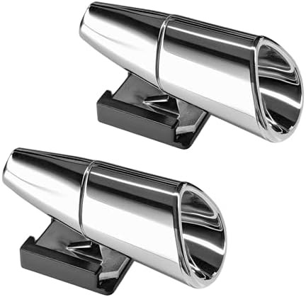 2PCS Car Deer Whistles, Ultrasonic & Wind Activated Deer Horns with Self-Adhesiv