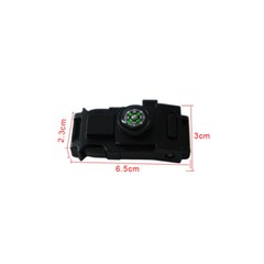LED Light Buckle Bracelet Multifunction Survive Tools Survival Whistle Buckle