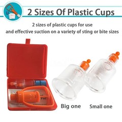 Venom Extractor Pump First Aid Safety Kit Emergency Snake Bite Survival Tool SOS