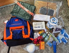 Lifesecure Emergency Survival Kit Evacuation Backpack supplies