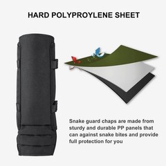 Adjustable For Hiking Gaiters Guards with Snake Protection for Outdoors