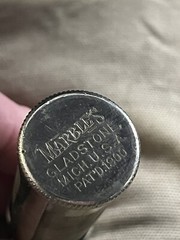 Vintage Marble’s Match Holder Safe Matchbox Waterproof w/vintage matches